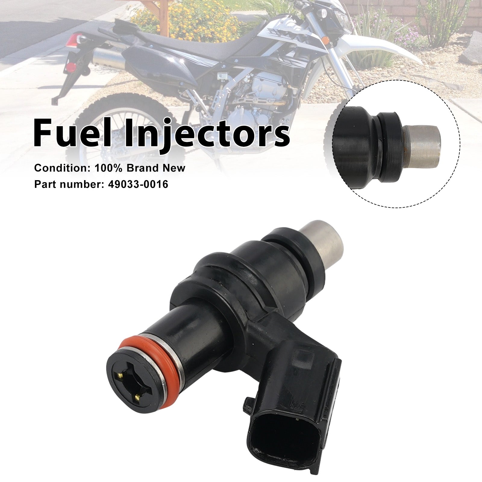 Fuel Injectors 49033-0016 For Kawasaki KLX250 KLX300 2018-2022