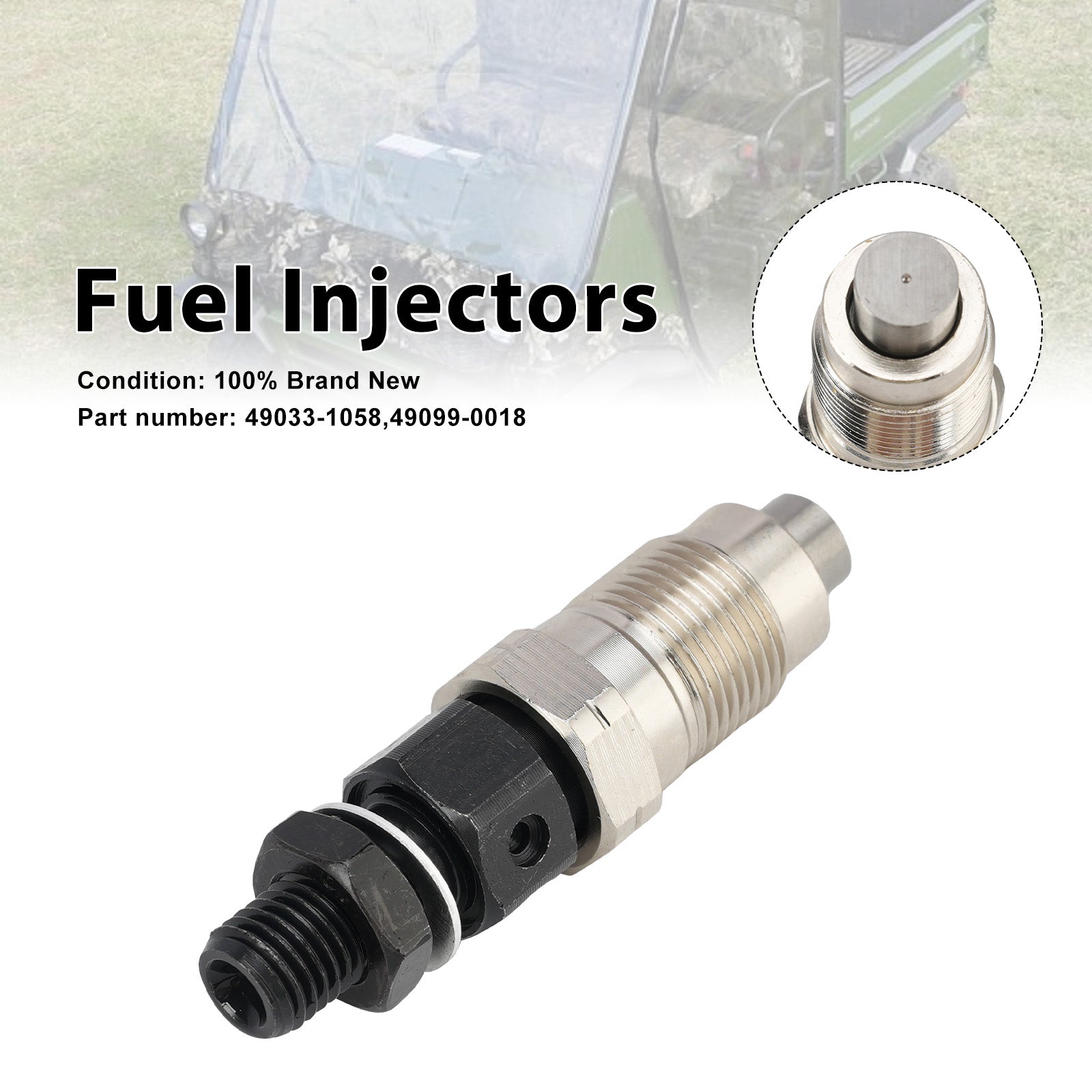 49099-0018 Fuel Injectors 49033-1058 For Kawasaki DM950 DM850 Mule 2510 3010