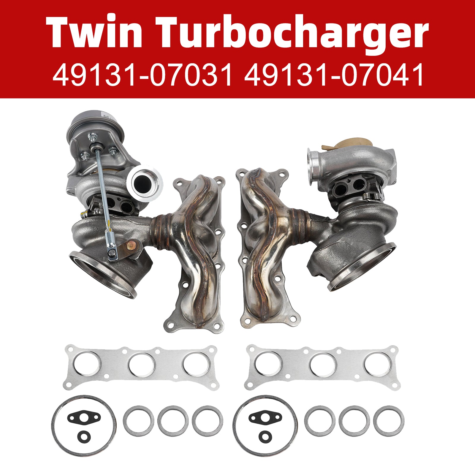 49131-07031 49131-07041 Twin Turbocharger for BMW 335 335i E90 E91