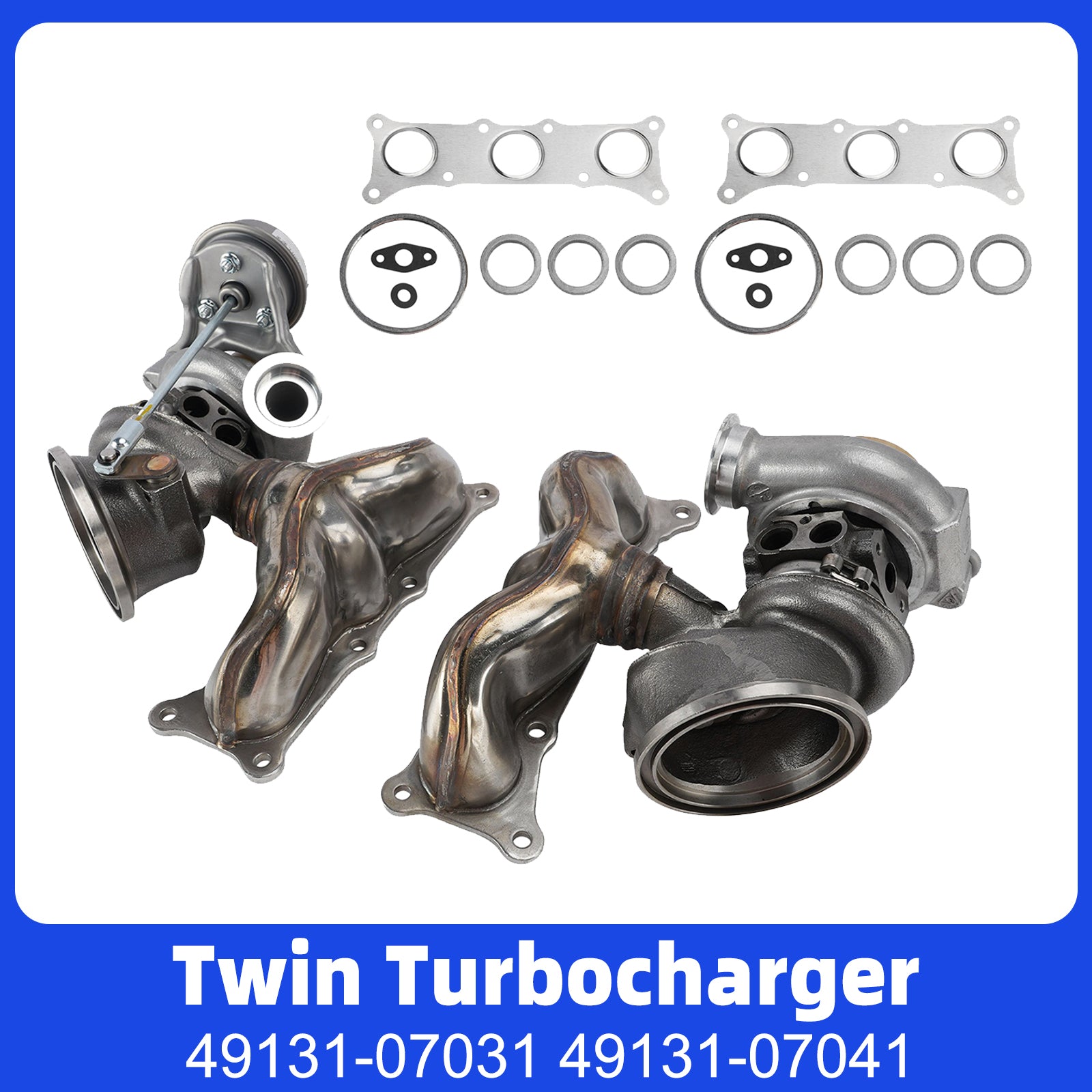 49131-07031 49131-07041 Twin Turbocharger for BMW 335 335i E90 E91