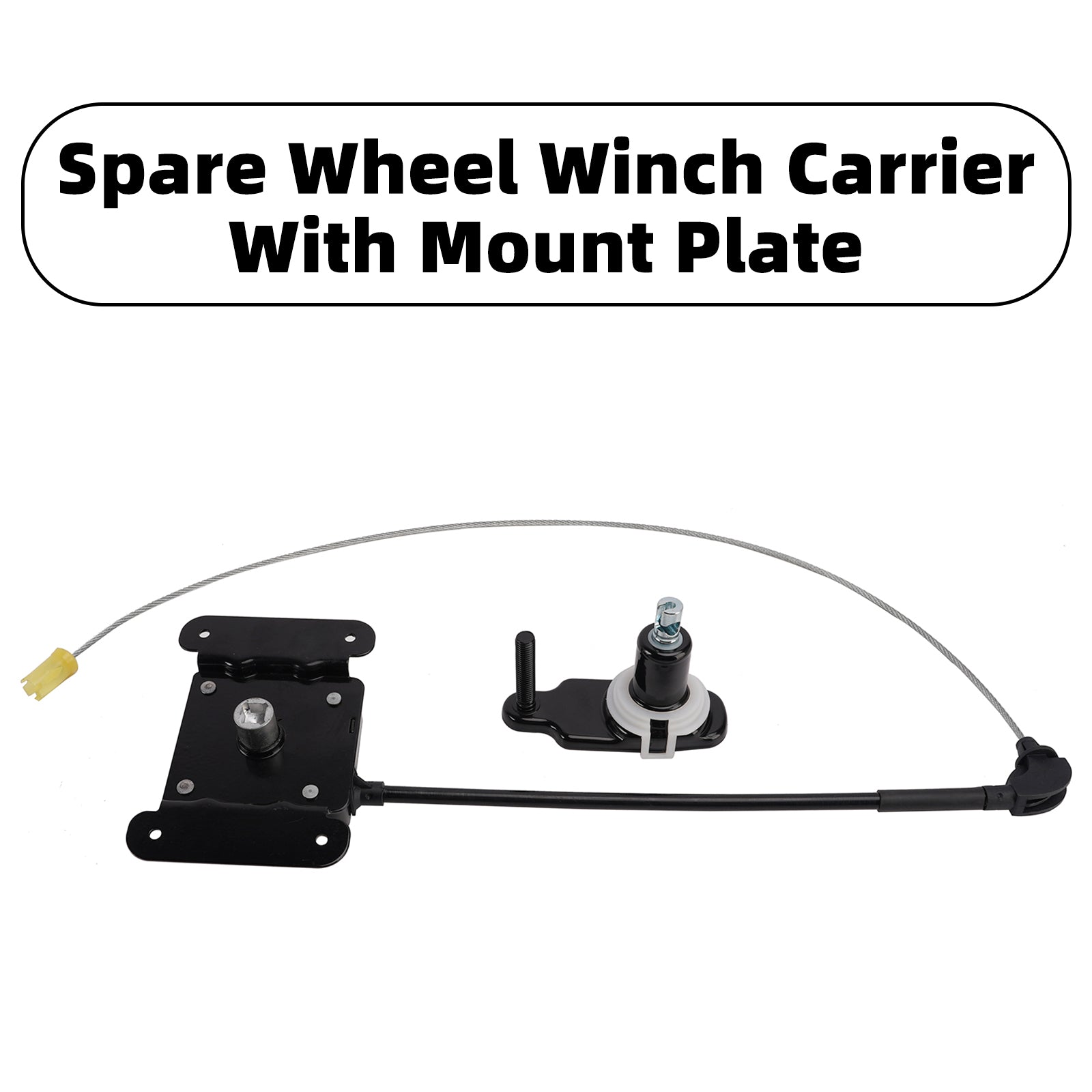 Spare Wheel Winch Carrier With Mount Plate for Ford Transit MK8 Custom