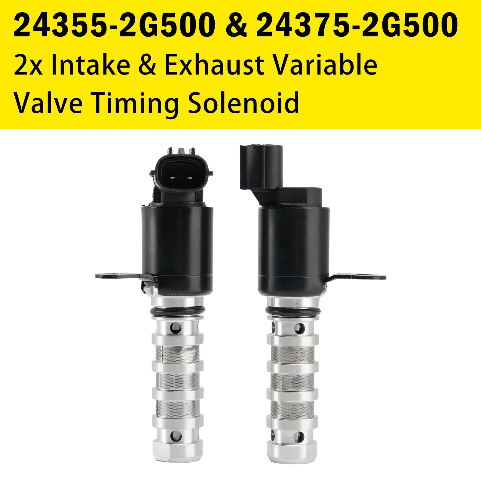 2x Intake & Exhaust Variable Valve Timing Solenoid for Hyundai Santa Fe Sport