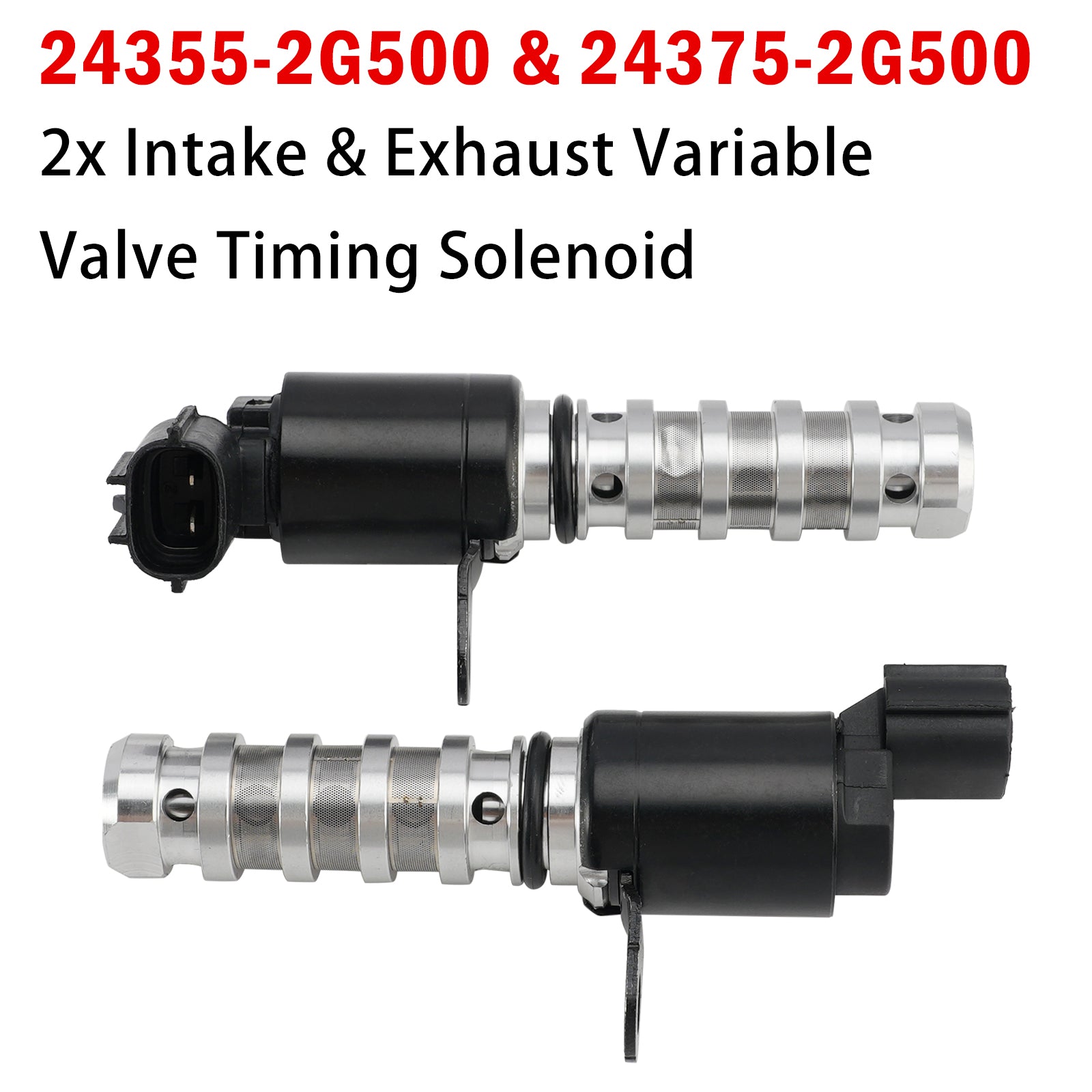 2x Intake & Exhaust Variable Valve Timing Solenoid for Hyundai Santa Fe Sport