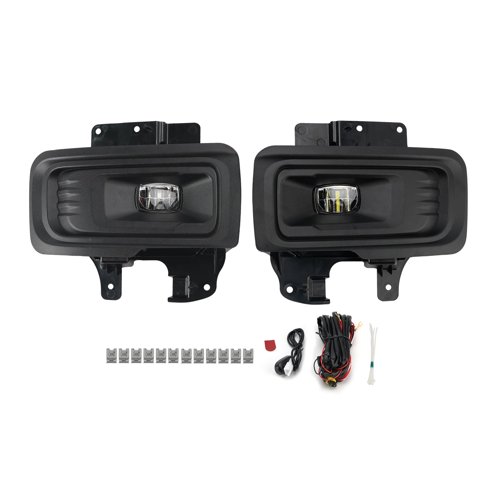 LED Fog Light Switch Bezel Wire Bracket Kits For Ford F150 STX XL XLT 2024-2025