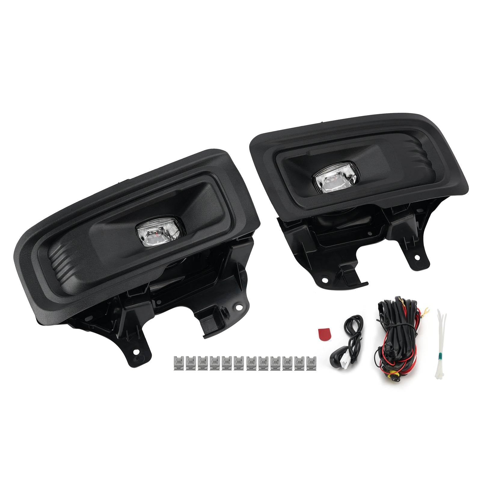 LED Fog Light Switch Bezel Wire Bracket Kits For Ford F150 STX XL XLT 2024-2025