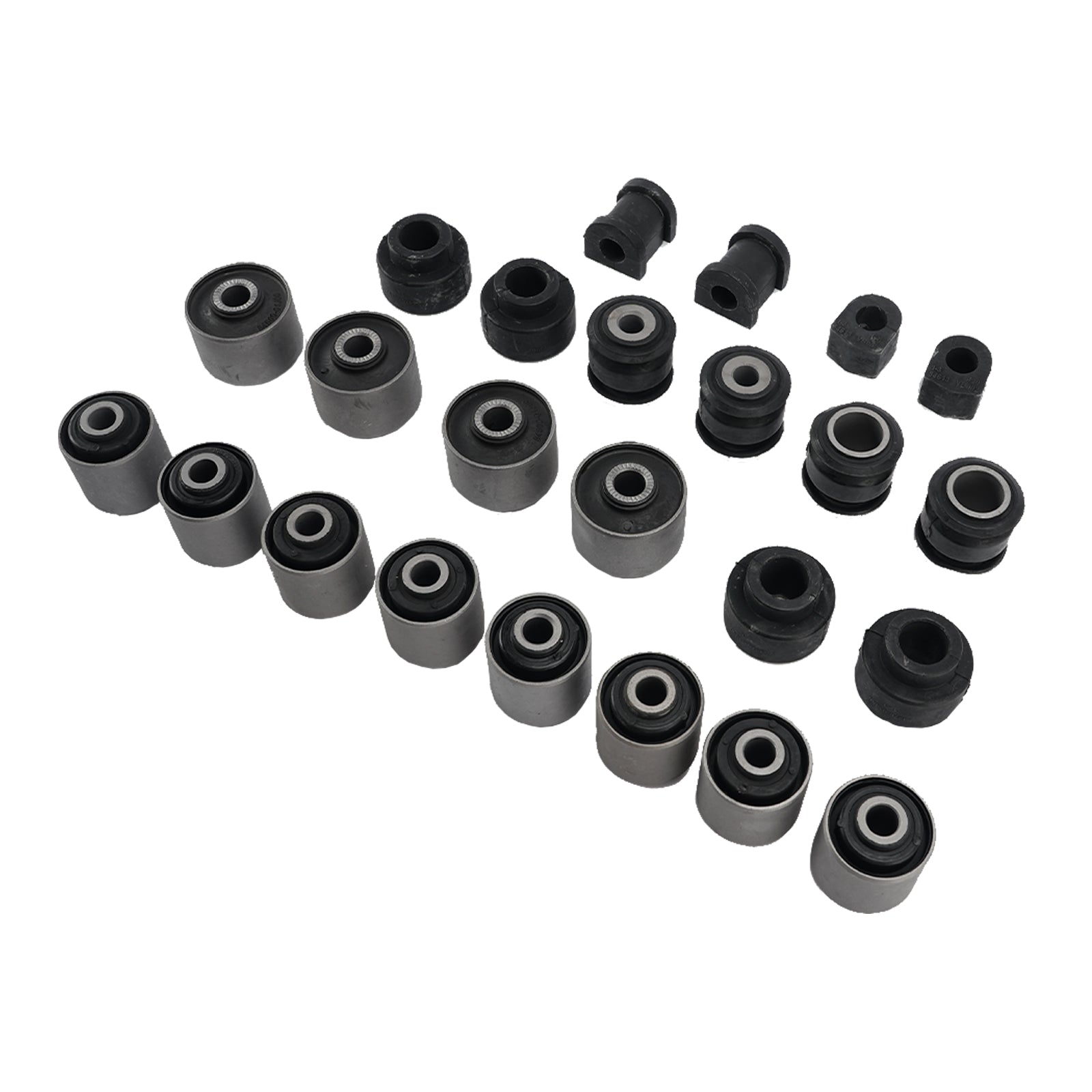 24PCS Full Suspension Arm Bush Kit For Nissan Patrol GQ Y60 GU Y61 1988-2000
