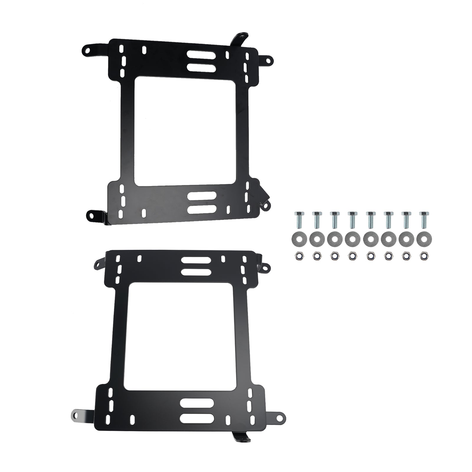 Pair L+R Heavy Duty 5MM Racing Seat Bracket Adapter For Nissan 370Z 2009-2021