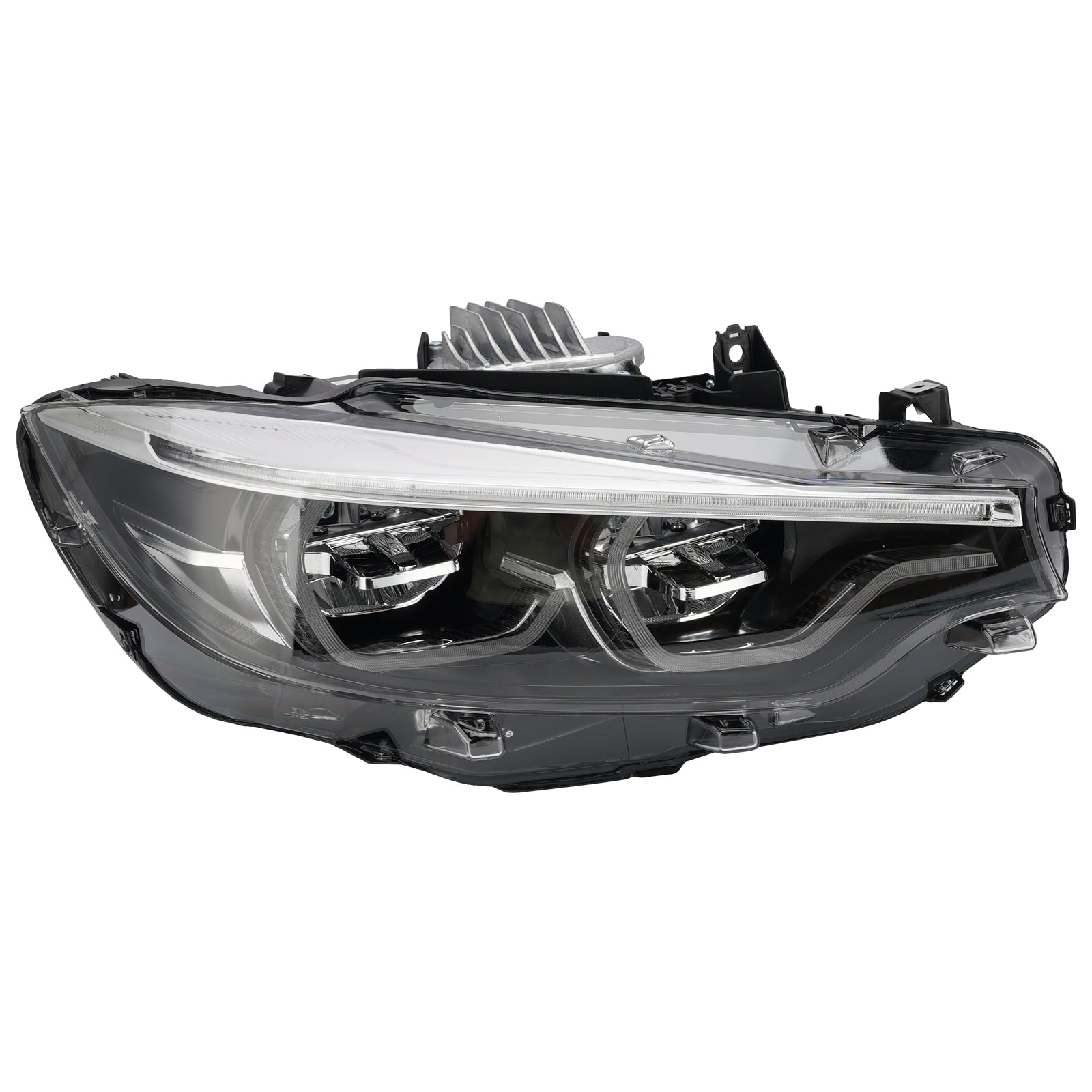 Ikon Headlights For BMW V2 LCI4 Series F32 F33 F80 F82 M3 White Yellow 6 Pin RHD