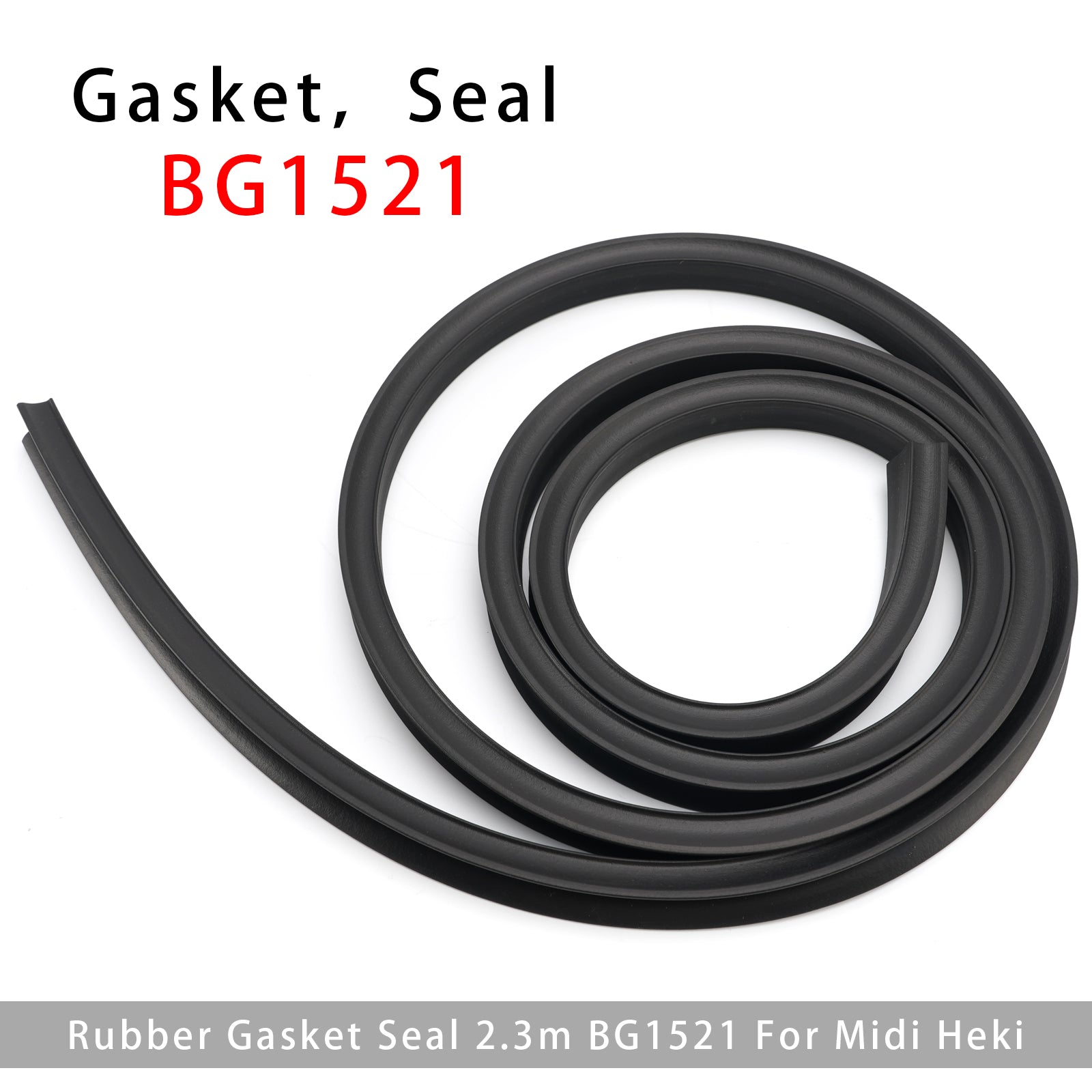Rubber Gasket Seal 2.3m BG1521 For Midi Heki