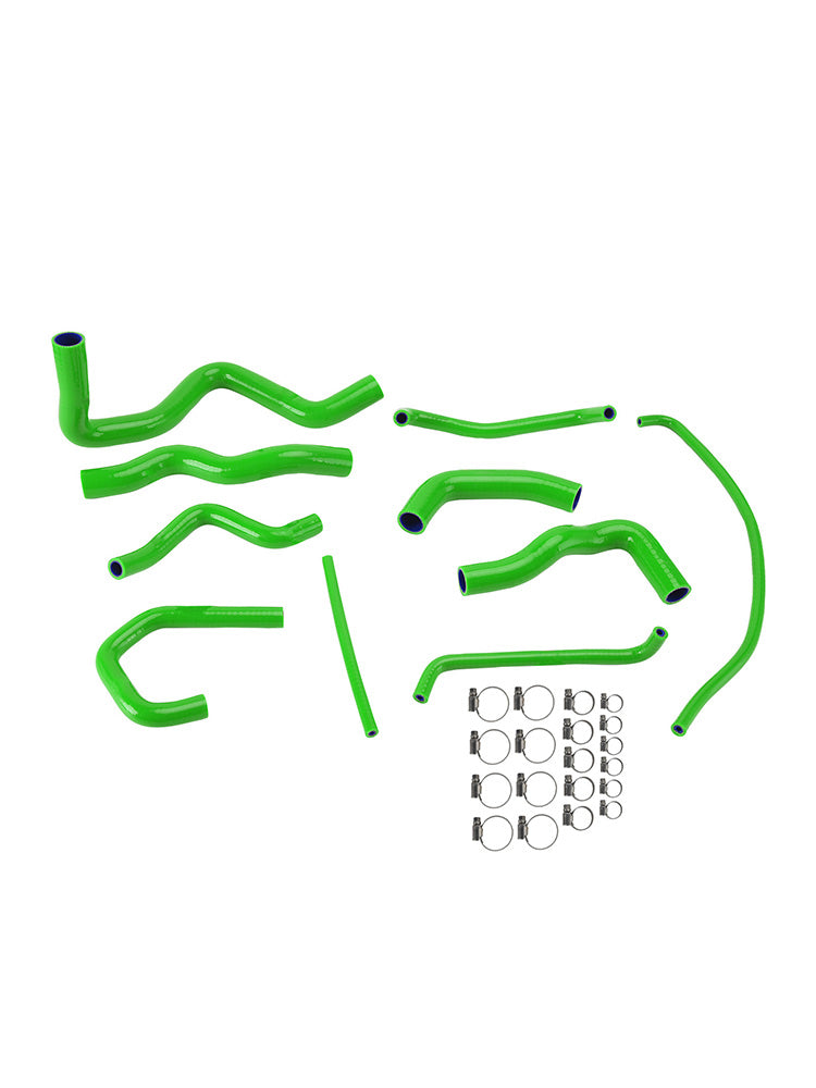 Silicone Radiator coolant Hose kit For Kawasaki Ninja 636 ZX-6R 09-26 Green
