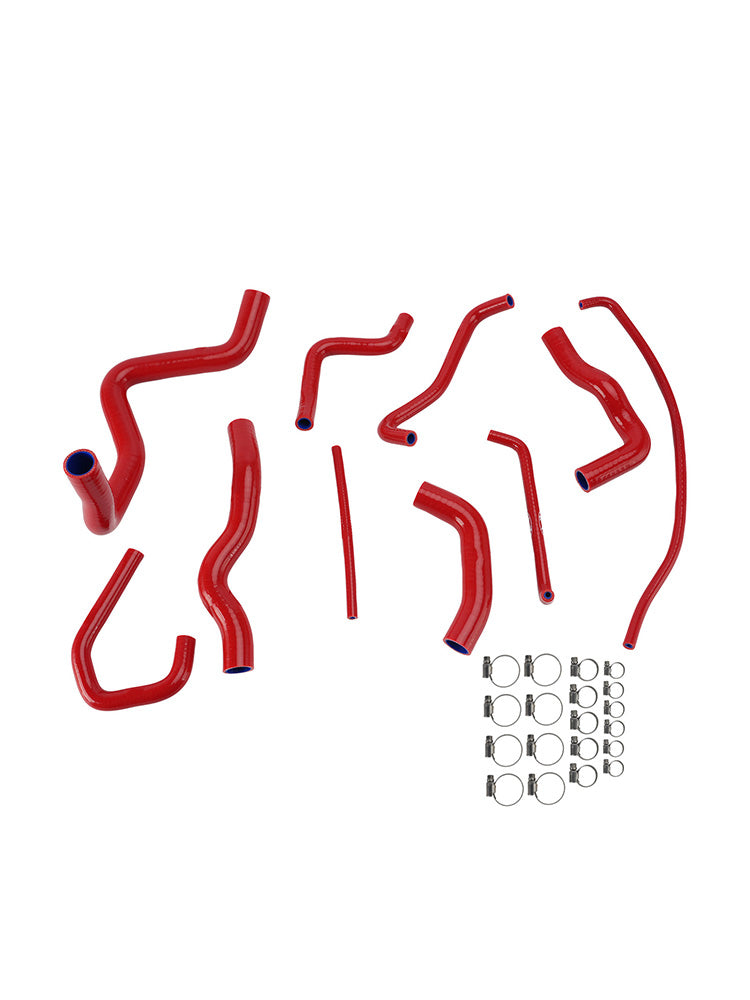 Silicone Radiator coolant Hose kit For Kawasaki Ninja 636 ZX-6R 09-26 Red
