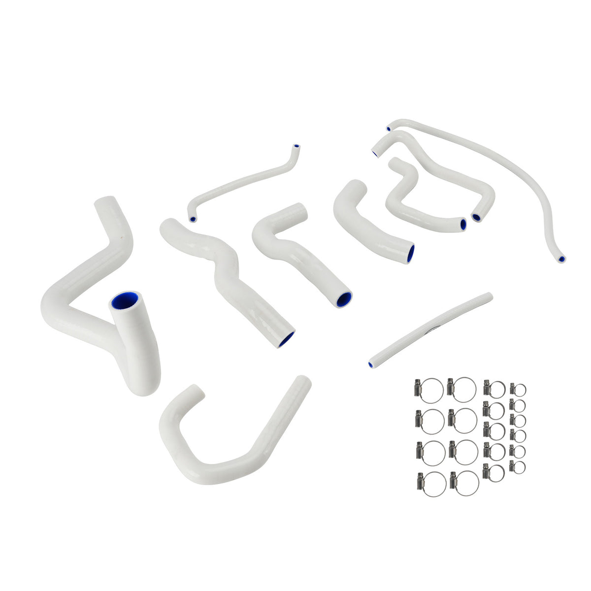 Silicone Radiator coolant Hose kit For Kawasaki Ninja 636 ZX-6R 09-26 White