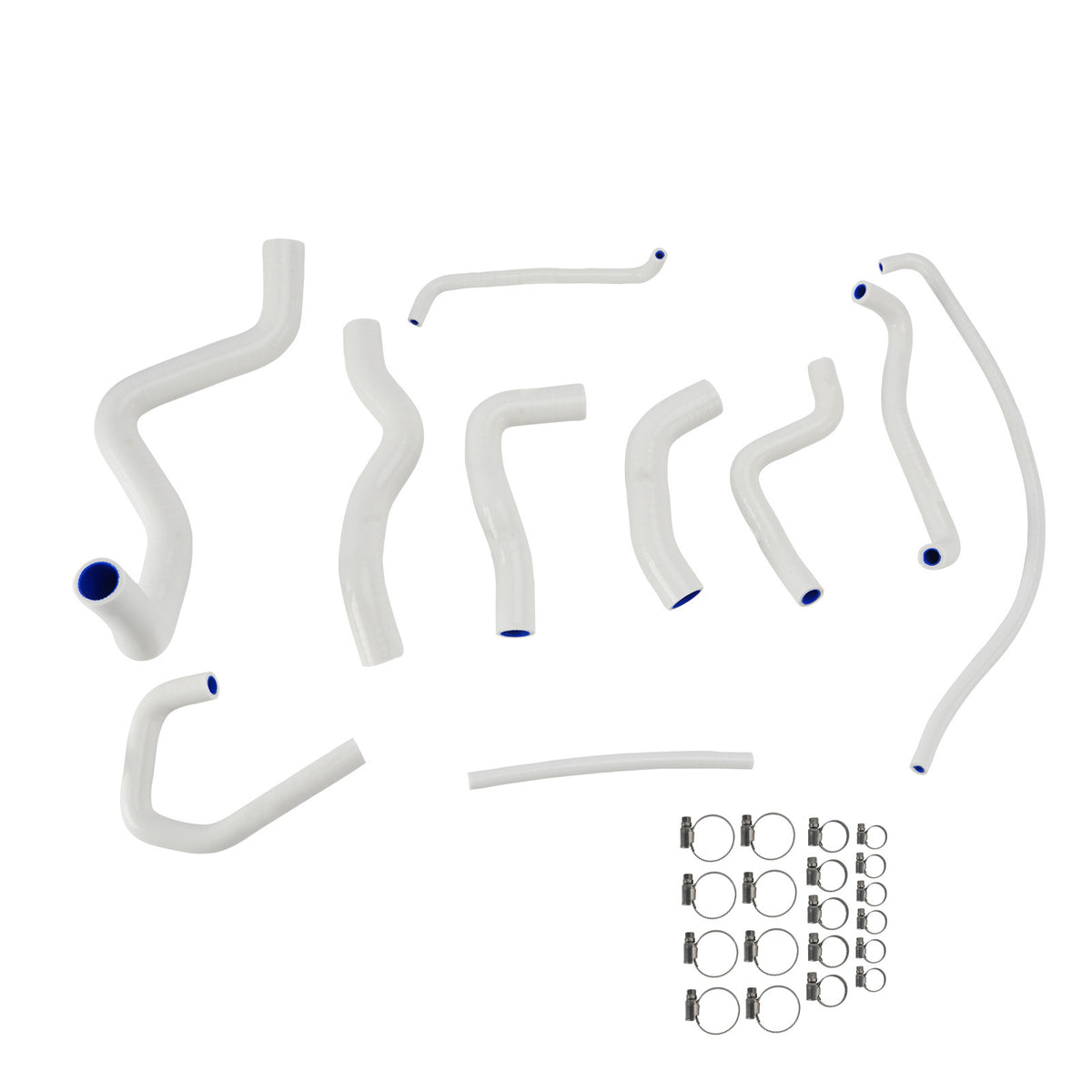 Silicone Radiator coolant Hose kit For Kawasaki Ninja 636 ZX-6R 09-26 White