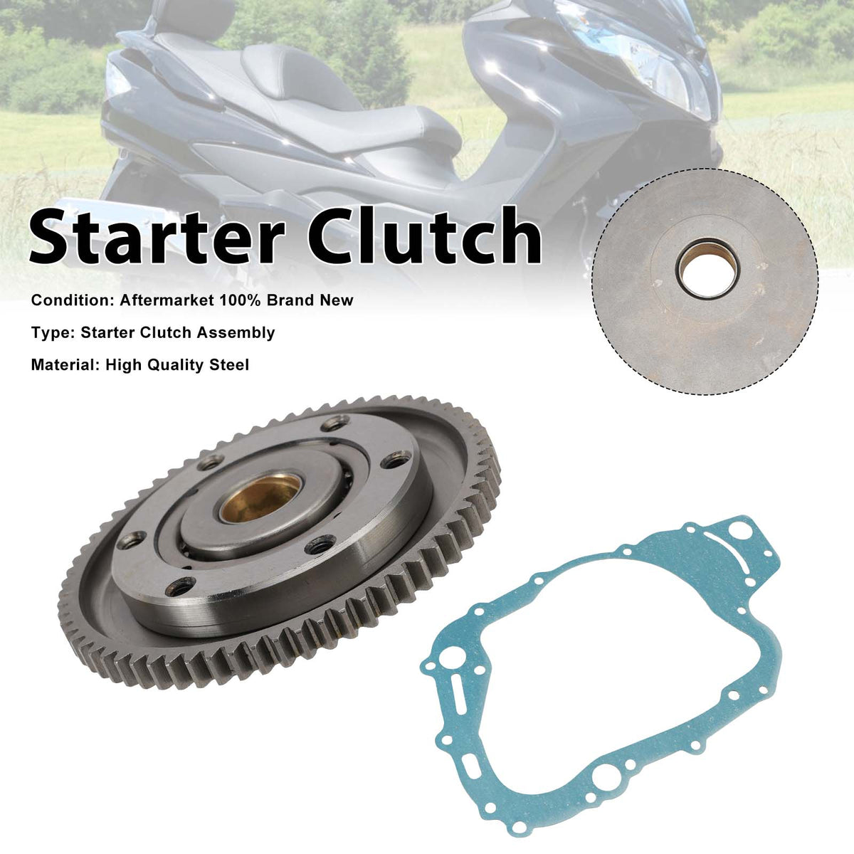 One Way Starter Clutch Kit 12600-15822 For Suzuki AN400 Burgman 400 03-06