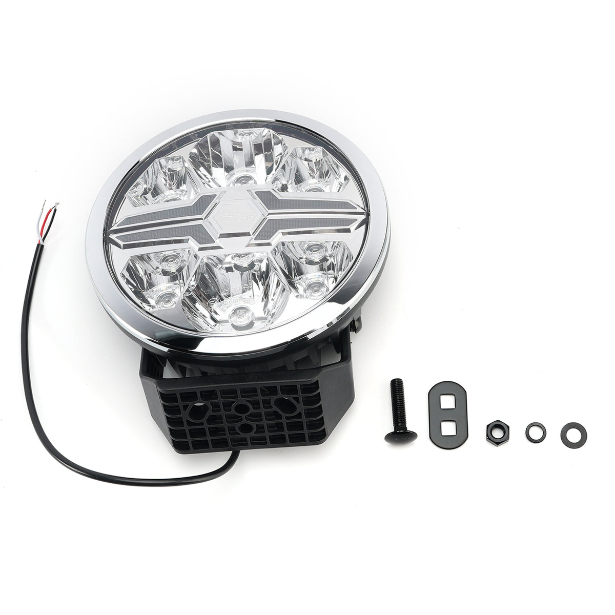 Round Auxiliary Lamp ValueFit 9" Ref.25 12/24V 17W 1700LM 6000K For HELLA