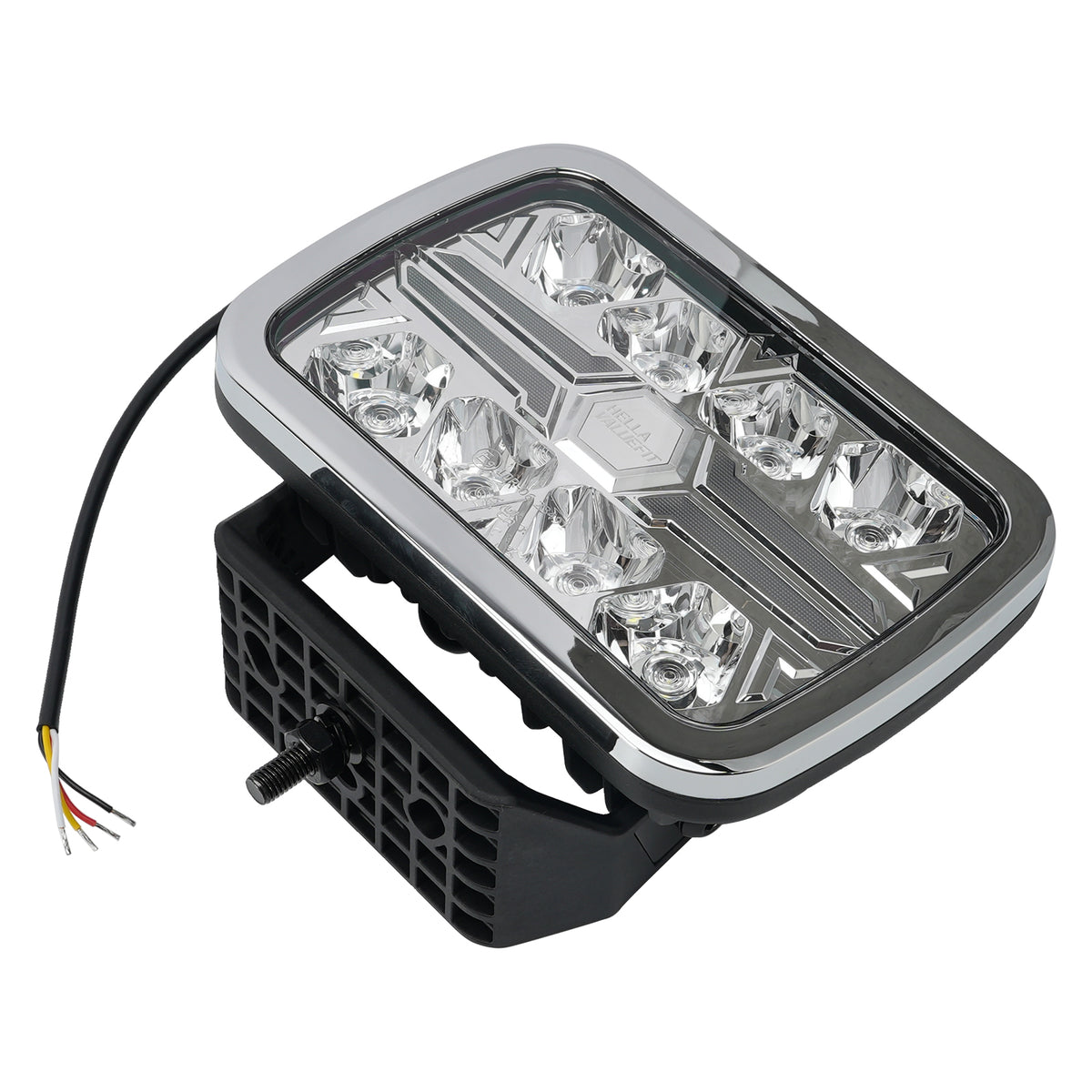 Square Auxiliary Lamp ValueFit 9" Ref.25 12/24V 36W 2600LM 6000K For HELLA