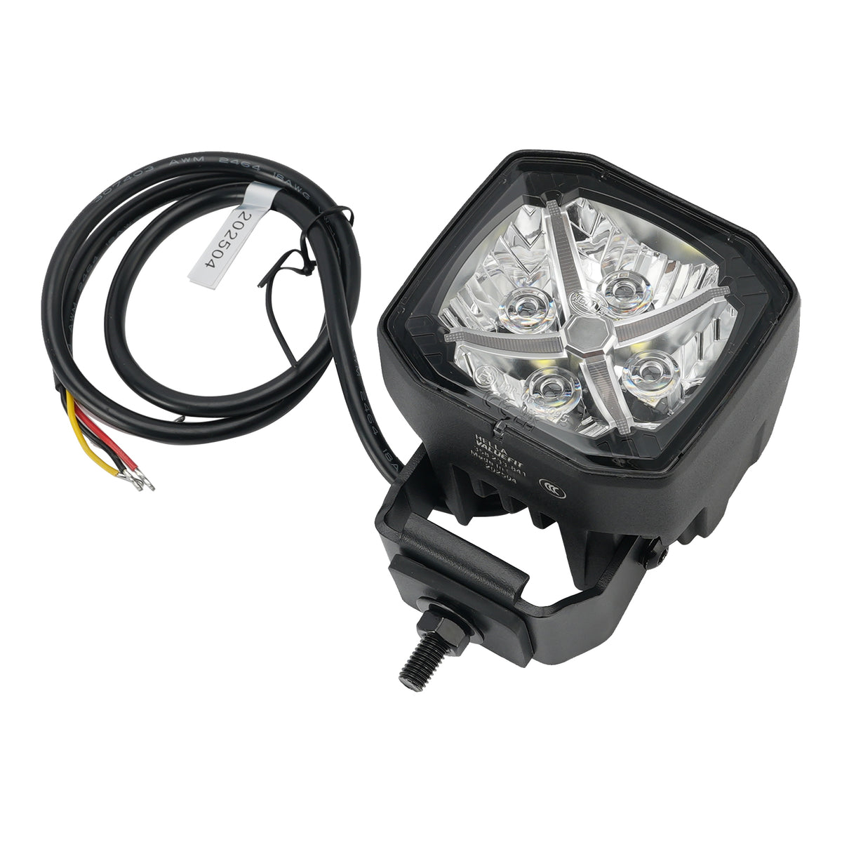 Square Spot Auxiliary Lamp ValueFit 3.6" 12/24V 60W 5700LM 5700K For HELLA