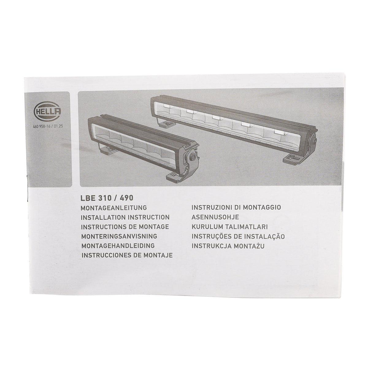 Long Strip Auxiliary Lamp ValueFit 12.6" 12/24V 82W 6000LM 5700K For HELLA