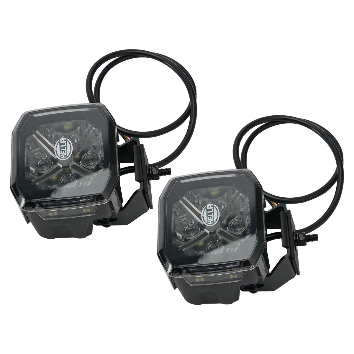 Square Spot Auxiliary Lamp ValueFit 4.3" 12/24V 60W 7100LM 5700K For HELLA