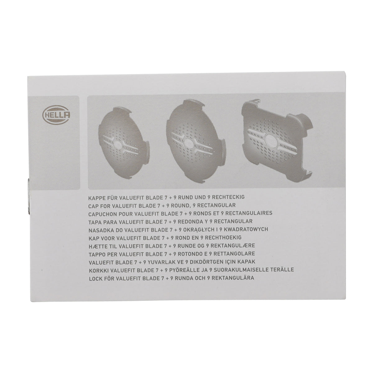 Round Auxiliary Lamp Outer Protective Cover ValueFit 7" For HELLA 358198001