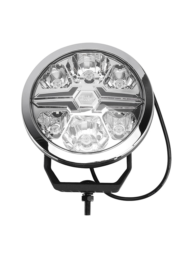 Round Auxiliary Lamp ValueFit 7" Ref.25 12/24V 22W 1670LM 6000K For HELLA