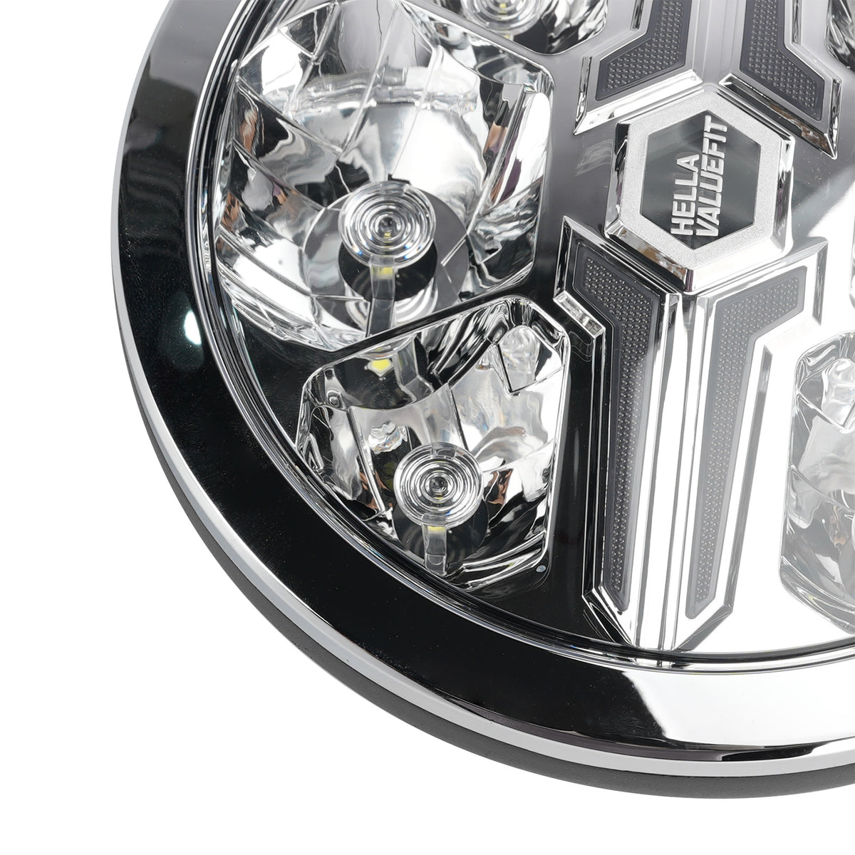 Round Auxiliary Lamp ValueFit 7" Ref.25 12/24V 22W 1670LM 6000K For HELLA