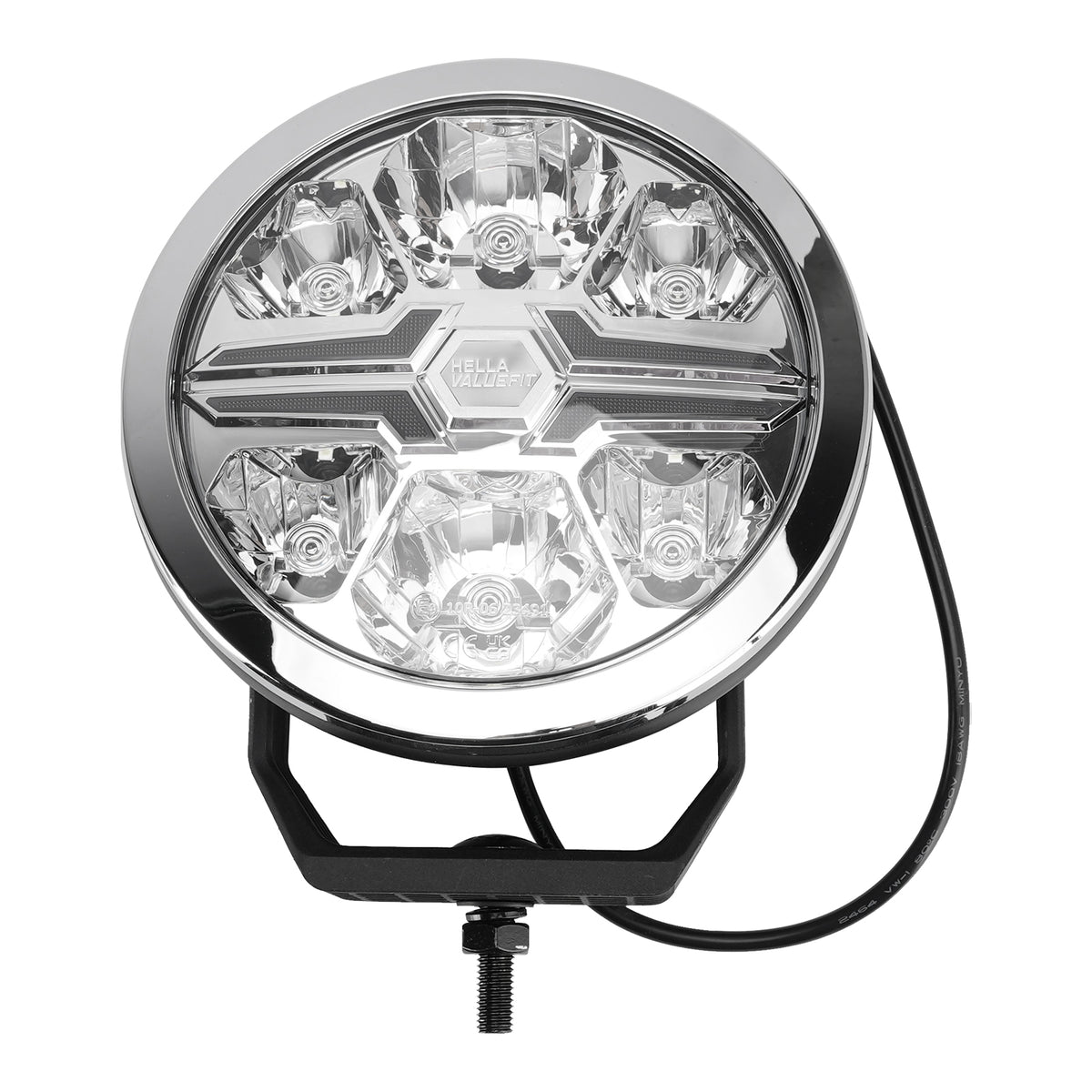 Round Auxiliary Lamp ValueFit 7" Ref.25 12/24V 22W 1670LM 6000K For HELLA