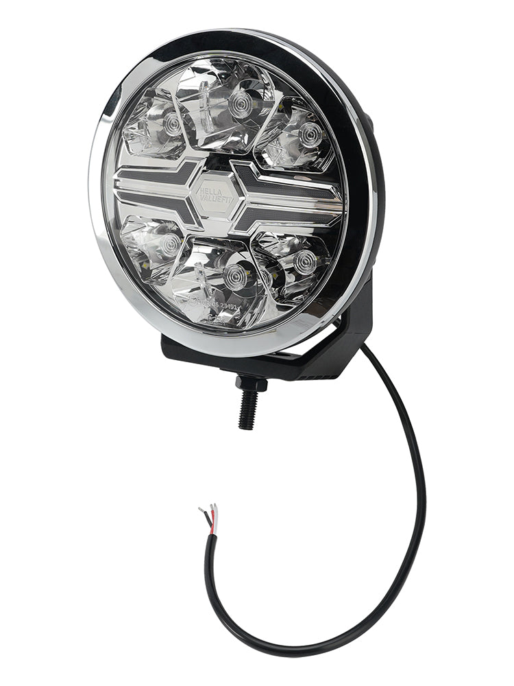 Round Auxiliary Lamp ValueFit 7" Ref.50 12/24V 36W 1800LM 6000K For HELLA