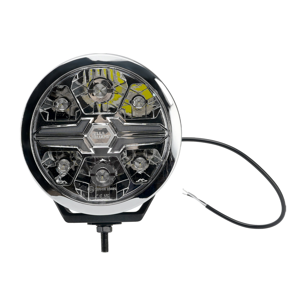 Round Auxiliary Lamp ValueFit 7" Ref.50 12/24V 36W 1800LM 6000K For HELLA