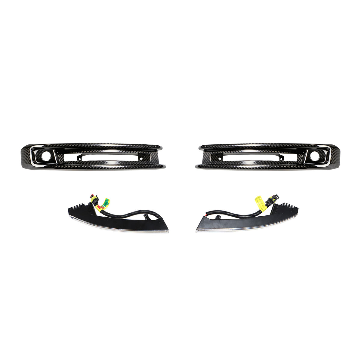 DRY CF Front Bumper Fog Lights Frame Fit Mercedes G-Class W464 G63 2019+