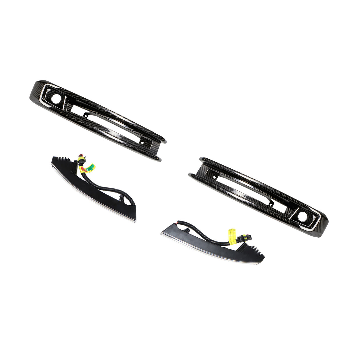 DRY CF Front Bumper Fog Lights Frame Fit Mercedes G-Class W464 G63 2019+