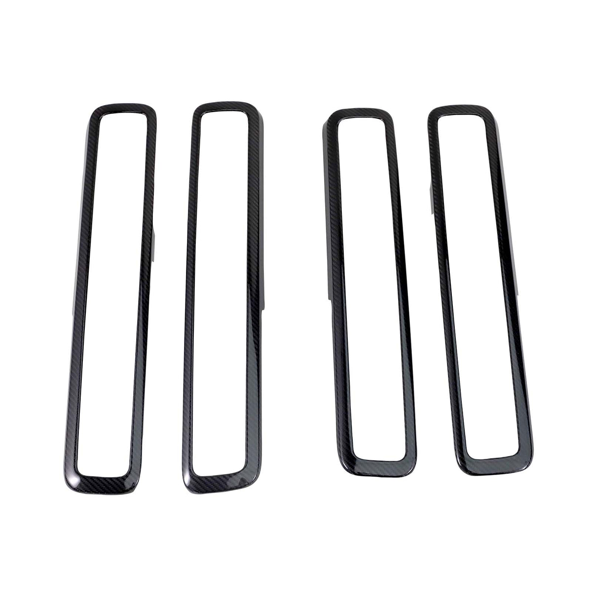 Dry Carbon Fiber Inner Door Frame Cover Trim Fit Benz W464 W463A G500 2019-2023