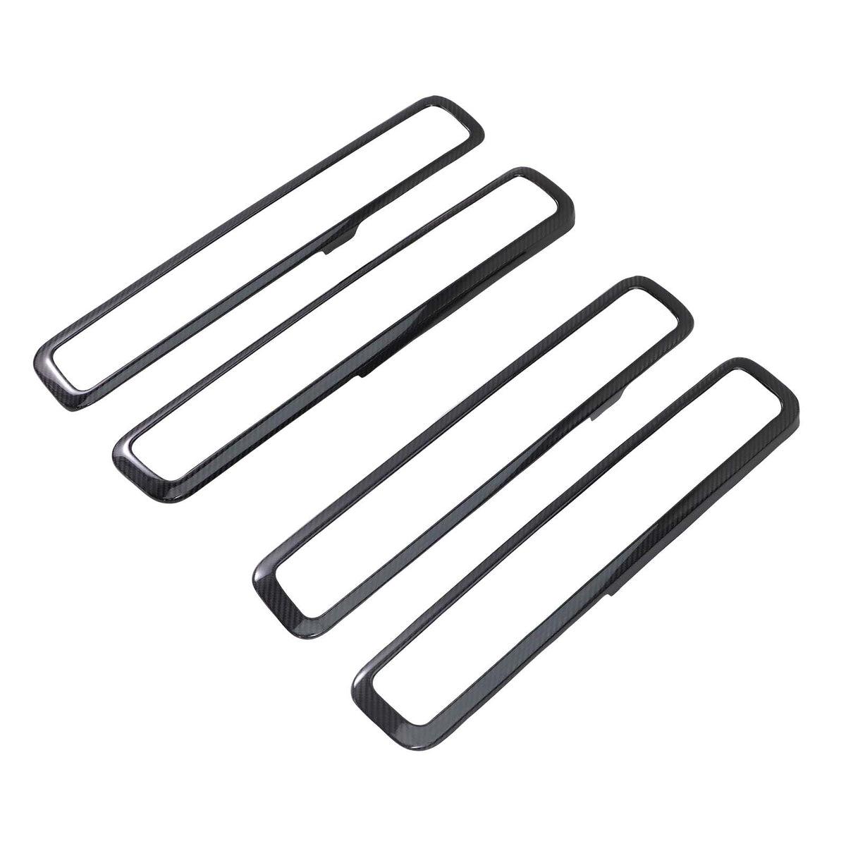 Dry Carbon Fiber Inner Door Frame Cover Trim Fit Benz W464 W463A G500 2019-2023