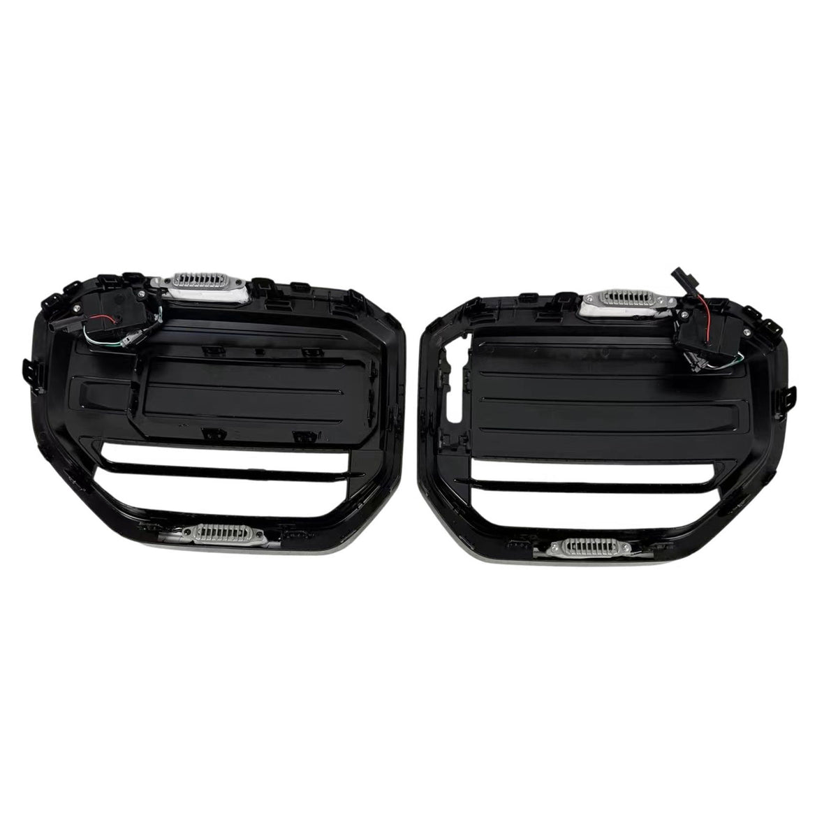 M50-Style Front Bumper Grill Grille Fit BMW X3 G45 2025+ Black W/LED Light
