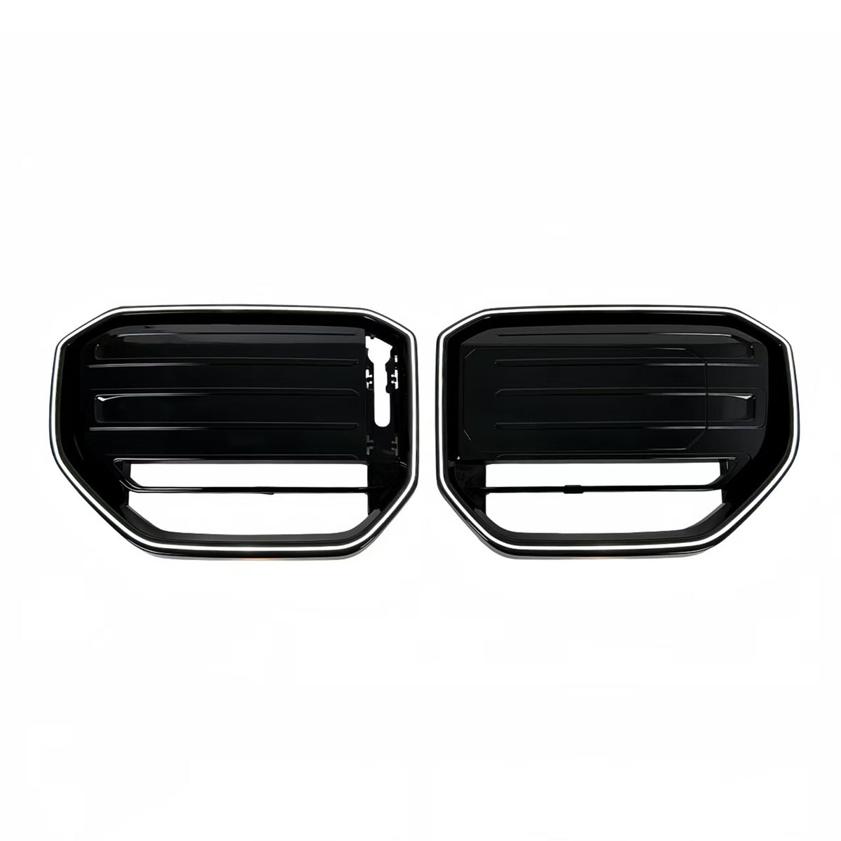 M50-Style Front Bumper Grill Grille Fit BMW X3 G45 2025+ Black W/LED Light
