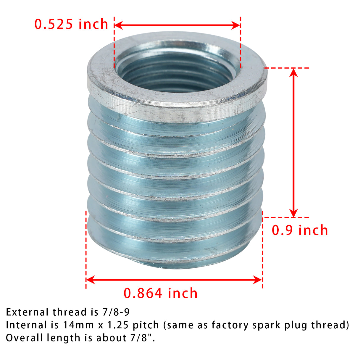 Fix Thread Failed Repair Insert Extra-Large For Ford Cylinder Head 4.6L 2-valve