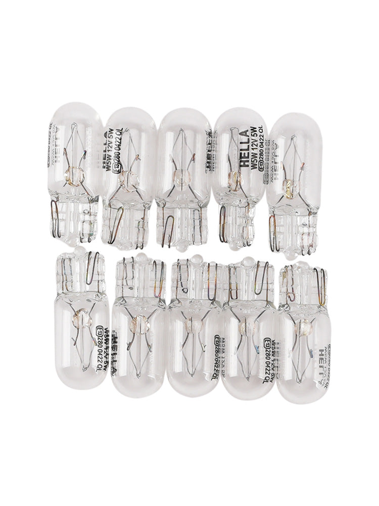 Car Light Halogen Auxiliary Bulb W5W T10 12V 5W For HELLA 8GP 178 560-081