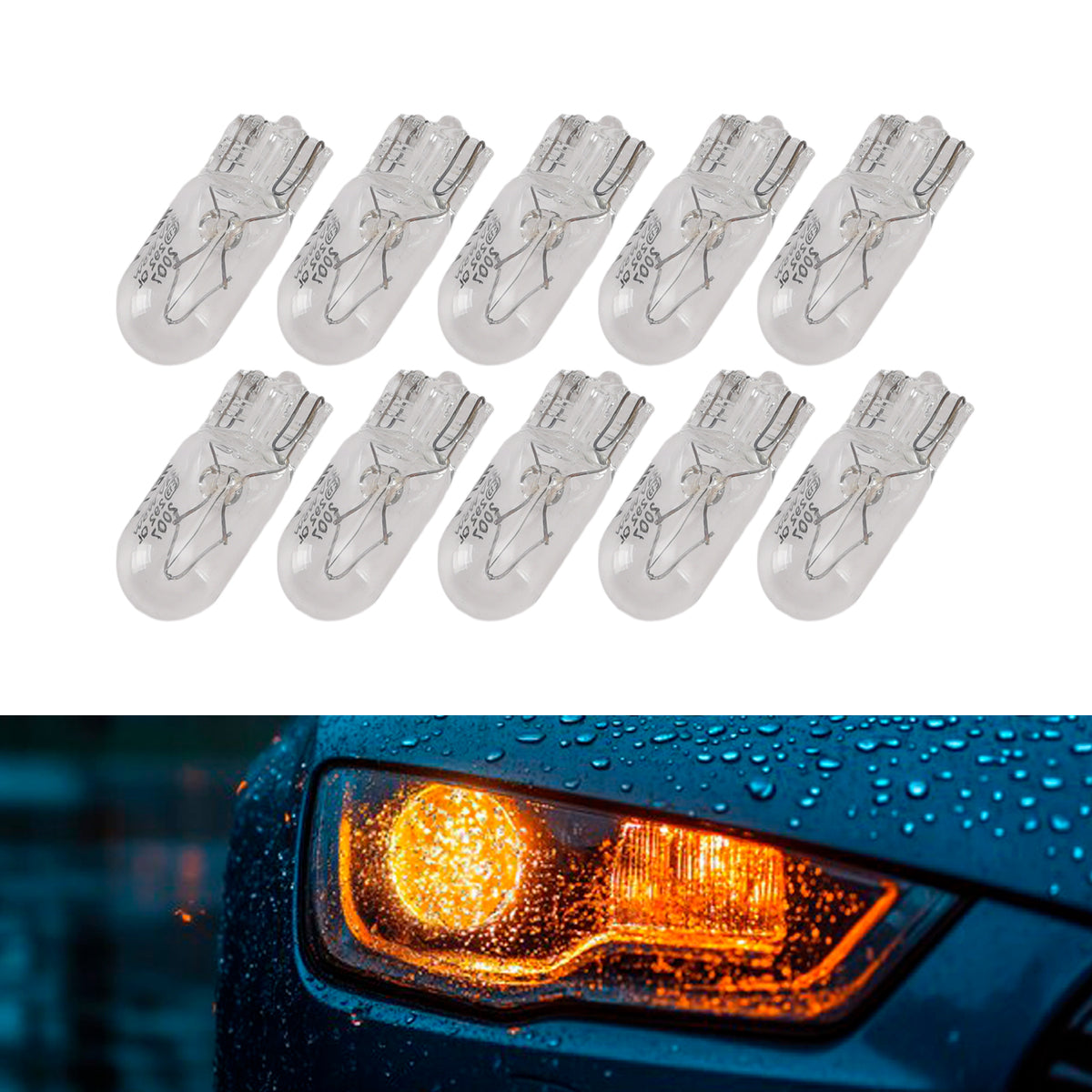 Car Light Halogen Auxiliary Bulb W5W T10 24V 5W For HELLA 8GP 178 560-271