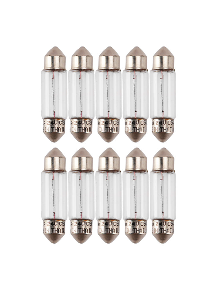 Car Light Halogen Auxiliary Bulb C5W 24V 5W For HELLA 8GM 002 092-241