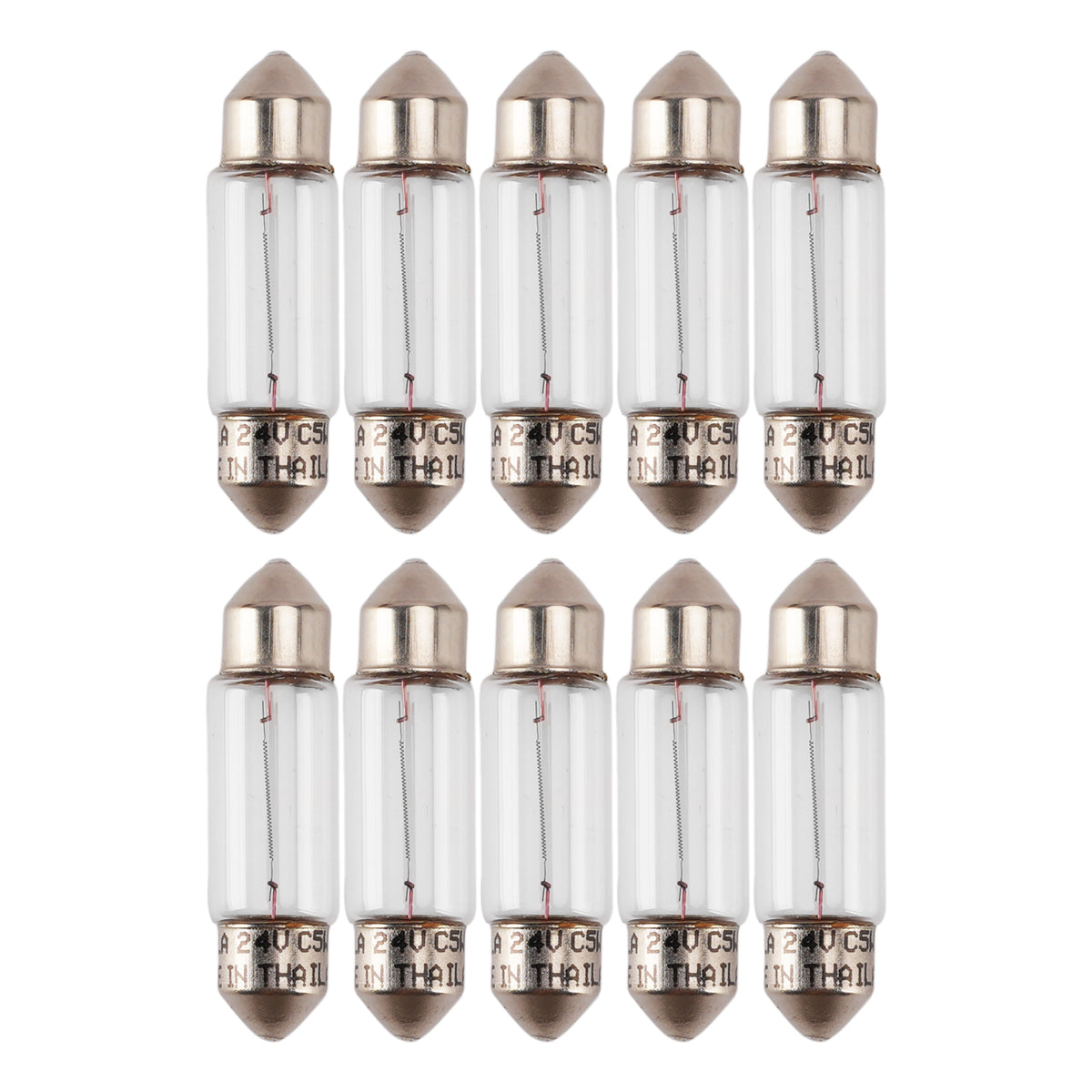 Car Light Halogen Auxiliary Bulb C5W 24V 5W For HELLA 8GM 002 092-241