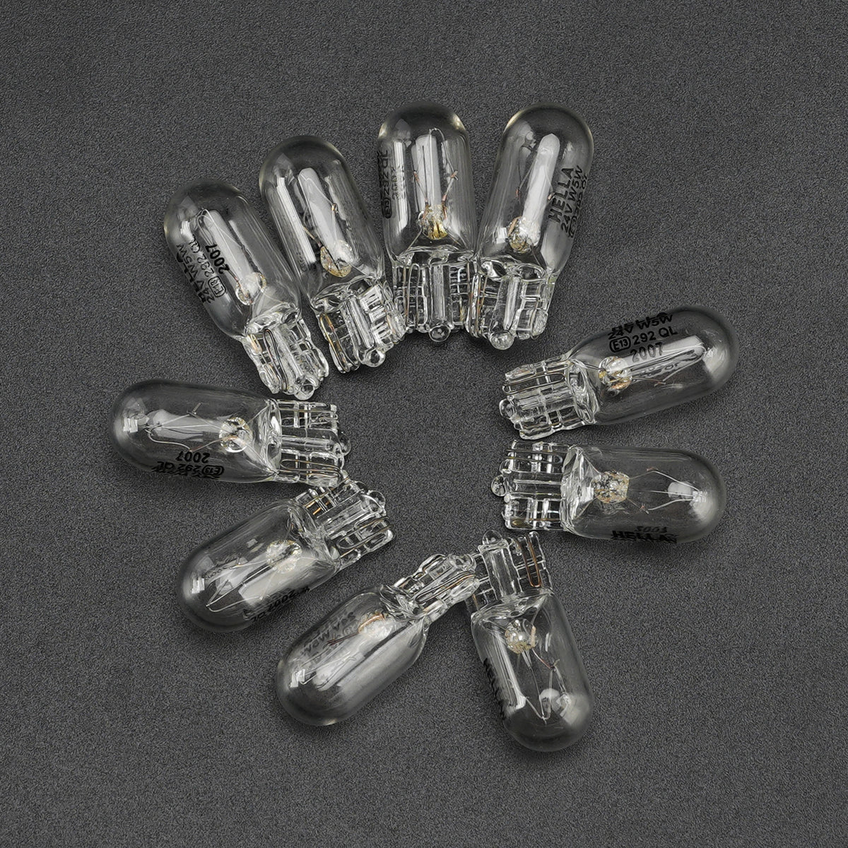 Car Light Halogen Auxiliary Bulb W5W T10 24V 5W For HELLA 8GP 178 560-271