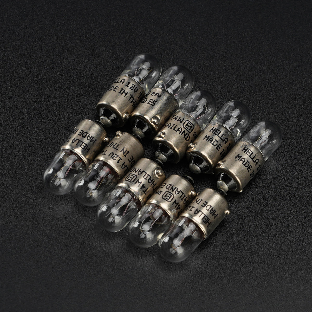 Car Light Halogen Auxiliary Bulb T4W 12V 4W For HELLA 8GP 002 067-121