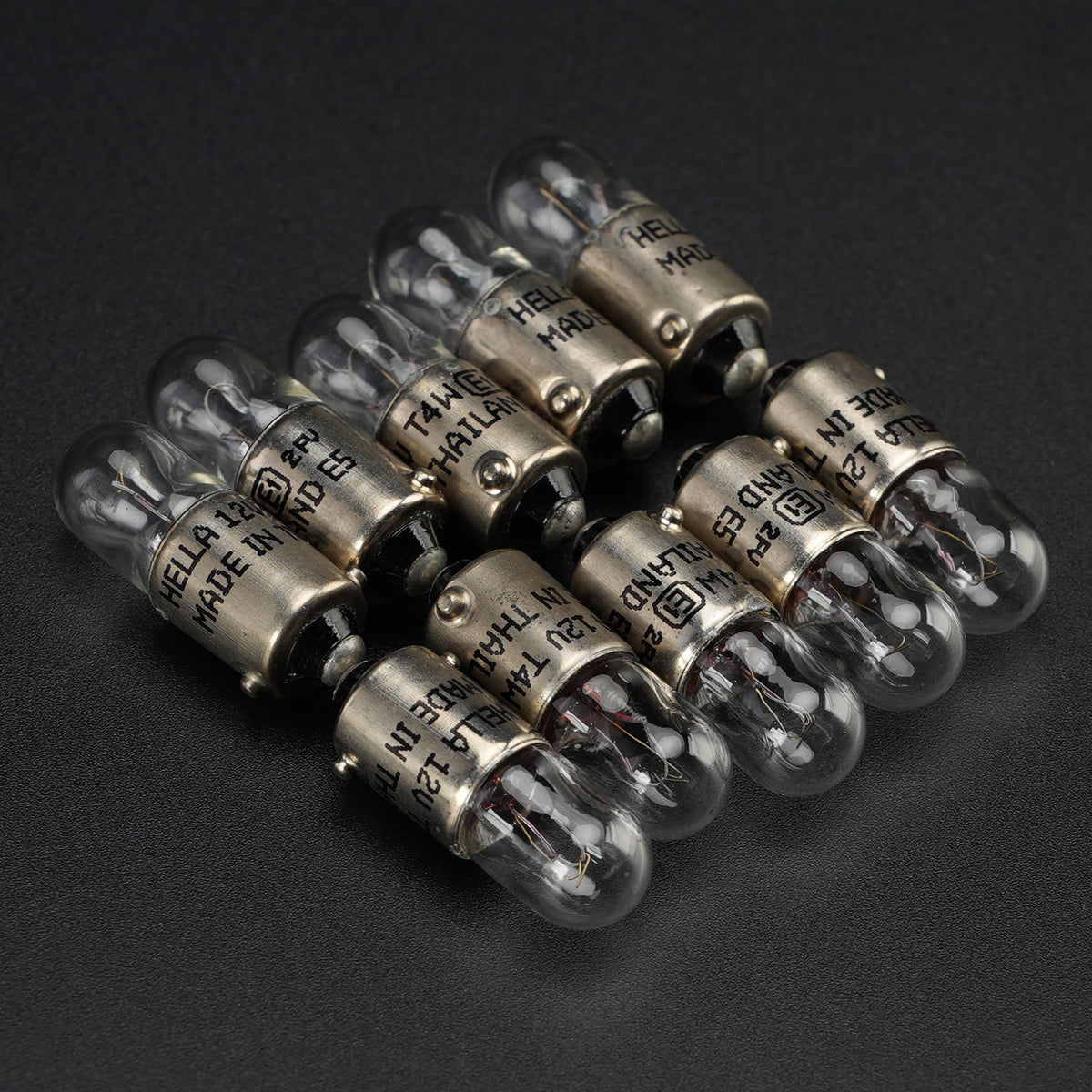 Car Light Halogen Auxiliary Bulb T4W 12V 4W For HELLA 8GP 002 067-121