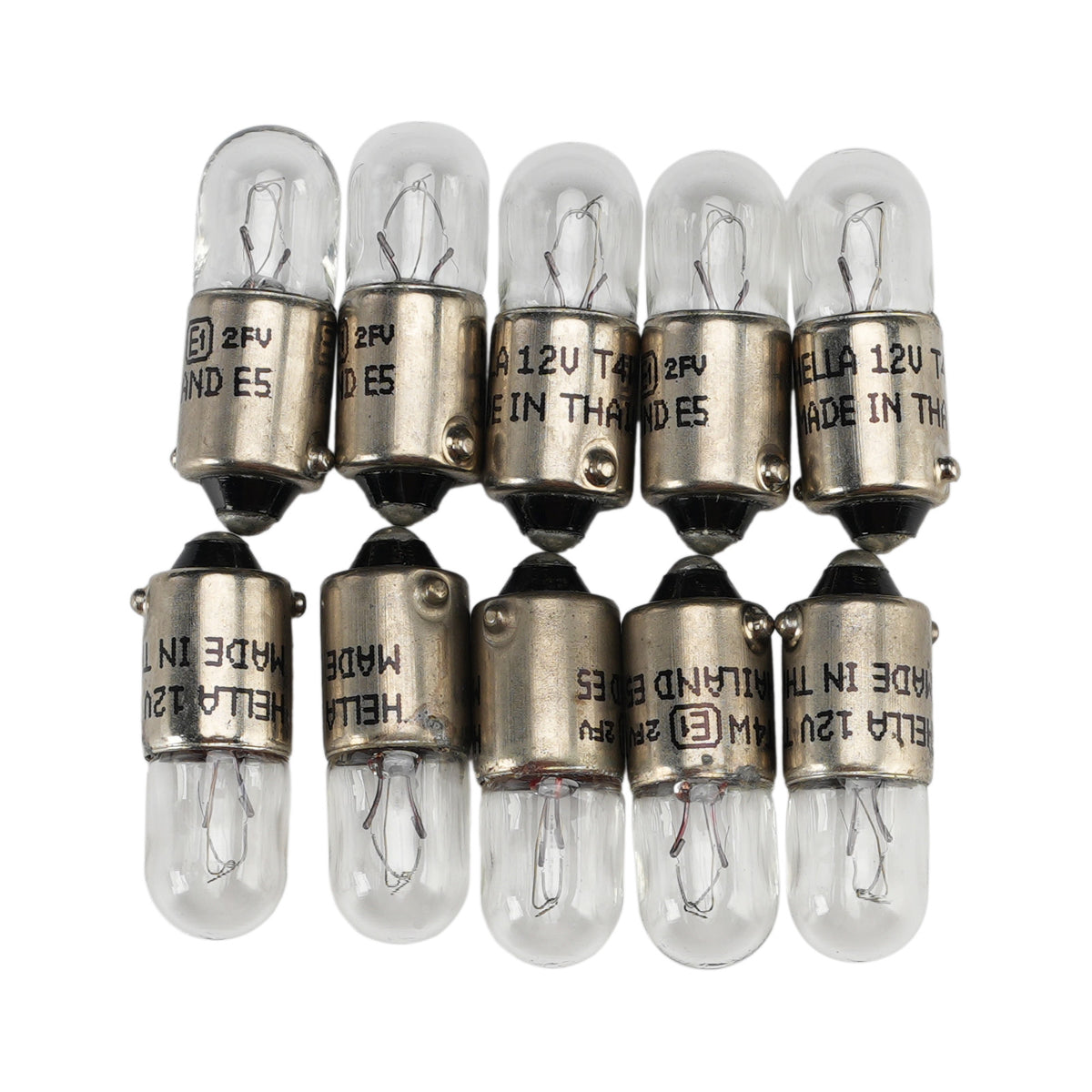 Car Light Halogen Auxiliary Bulb T4W 12V 4W For HELLA 8GP 002 067-121
