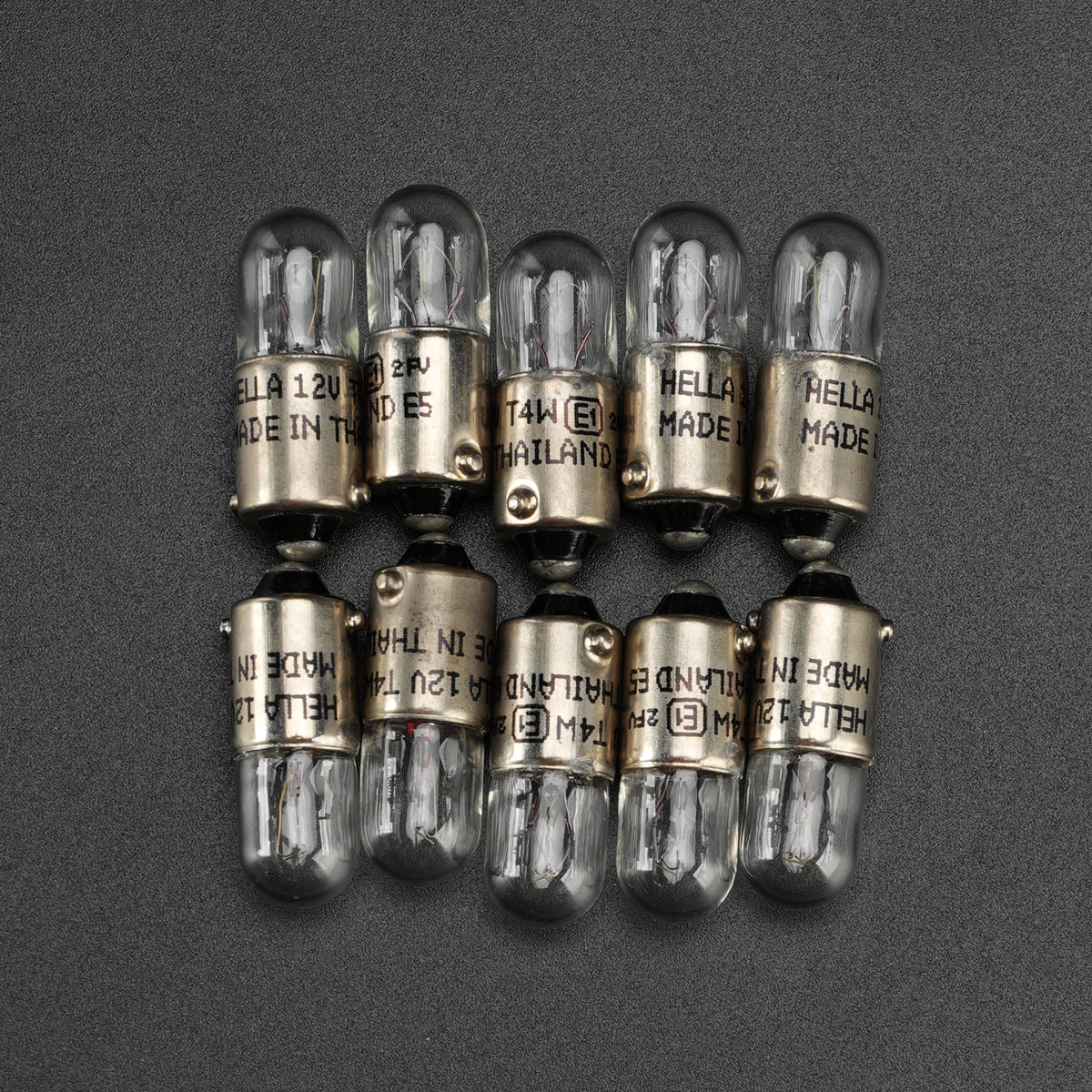 Car Light Halogen Auxiliary Bulb T4W 12V 4W For HELLA 8GP 002 067-121
