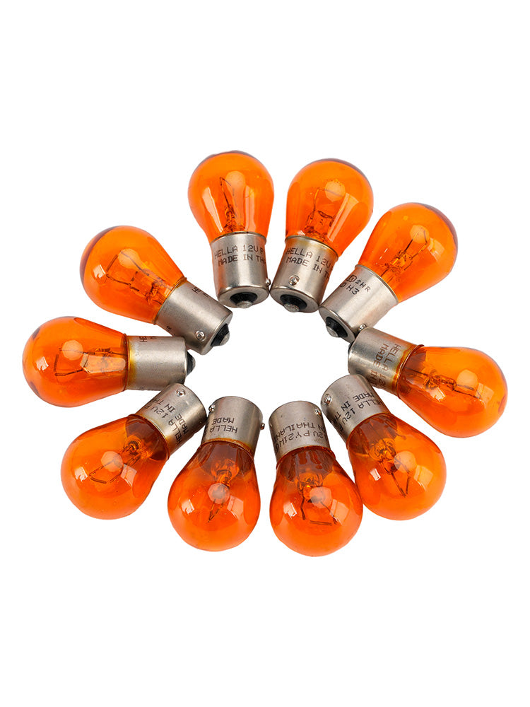 Car Light Halogen Auxiliary Bulb PY21W 12V 21W For HELLA 8GA 006 841-121