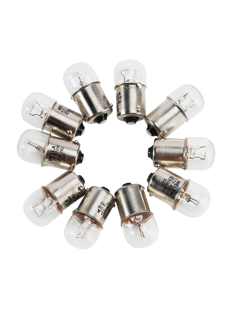 Car Light Halogen Auxiliary Bulb R10W 12V 10W For HELLA 8GA 178 560-021
