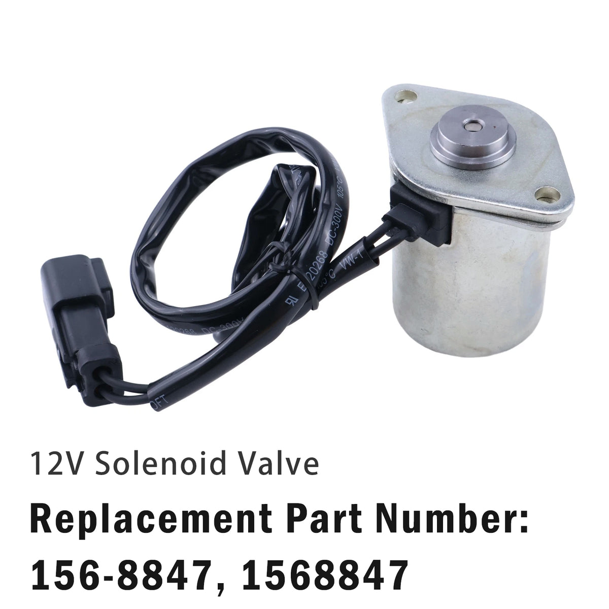 156-8847 12V Swing Solenoid Valve For Caterpillar 3013 3024 Engine 302.5 303 CR