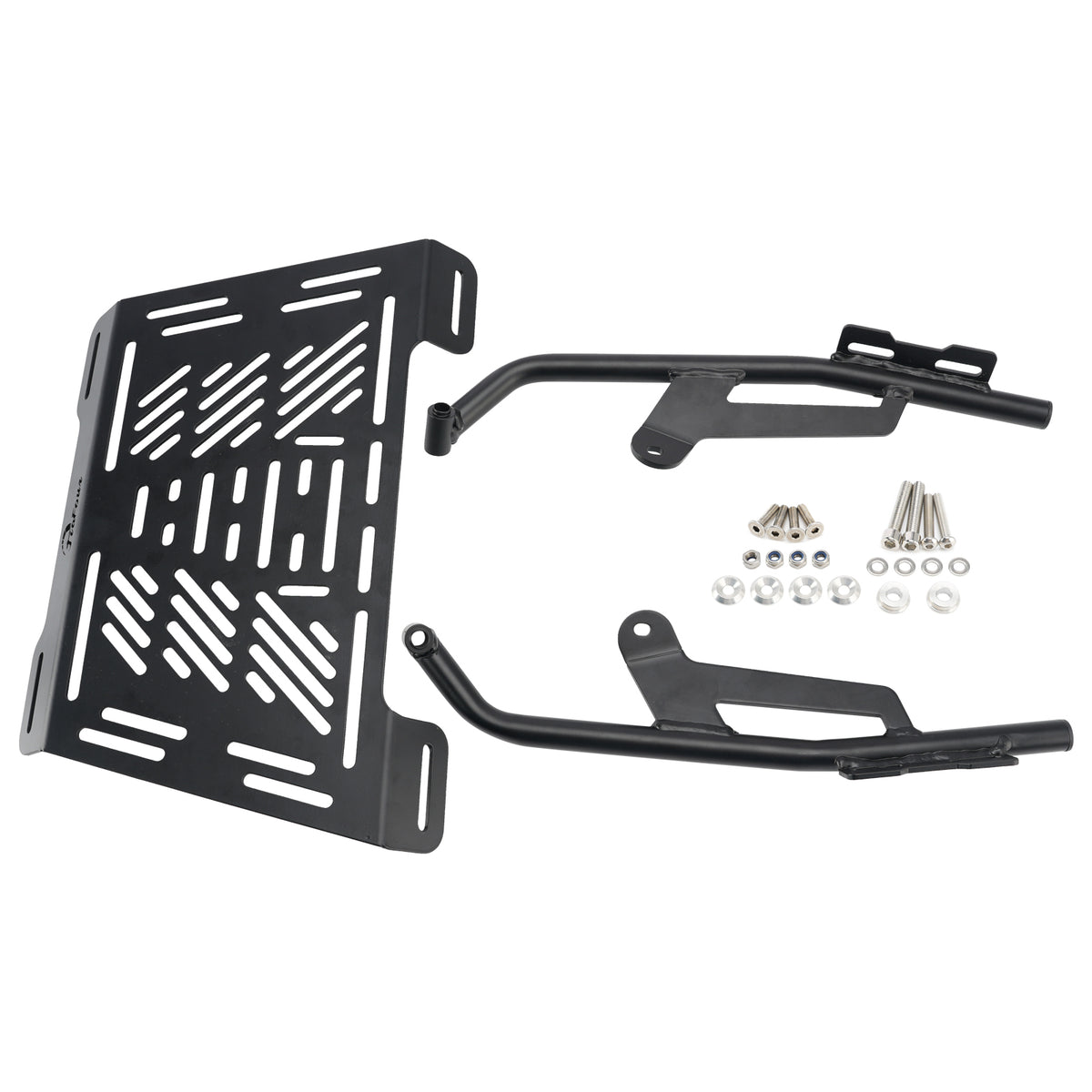 Black Rear Luggage Rack Enlargement Plate For Aprilia Tuareg 660 2022-2025