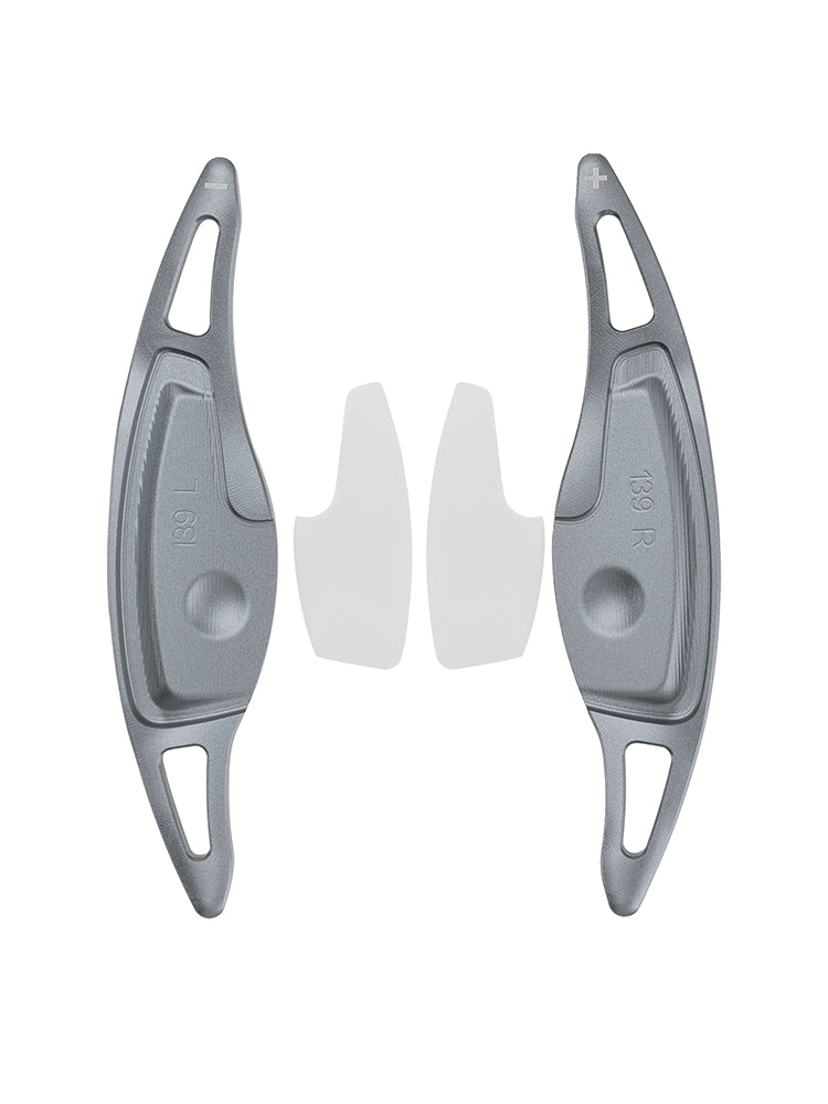 Steering Wheel Paddle Shifter For Genesis G80 Sport 17-20 Aluminium Grey